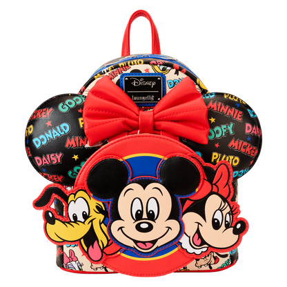 Loungefly Disney Classic Mickey and Friends backpack & headband