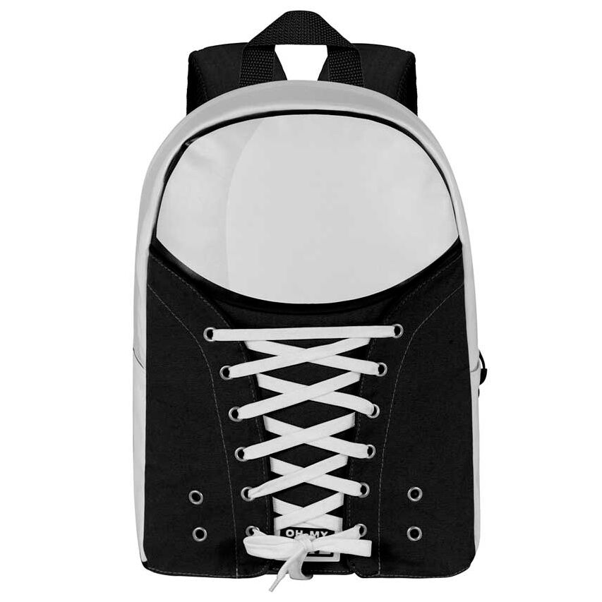 Oh My Pop! Sneakers Black backpack