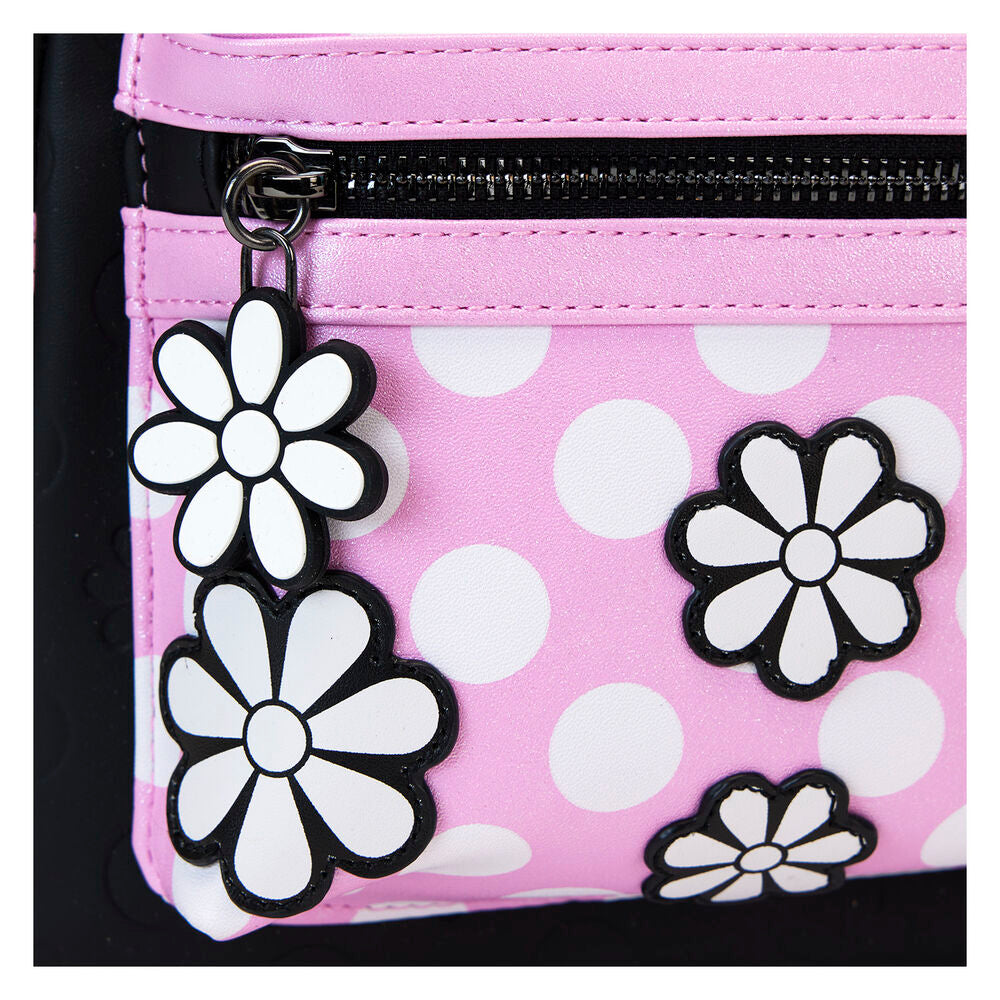 Loungefly Disney Minnie Floral Rock the Dots backpack