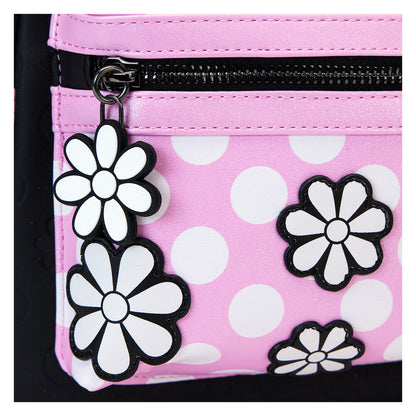 Loungefly Disney Minnie Floral Rock the Dots backpack
