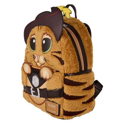 Loungefly Shrek Puss in Boots plush backpack