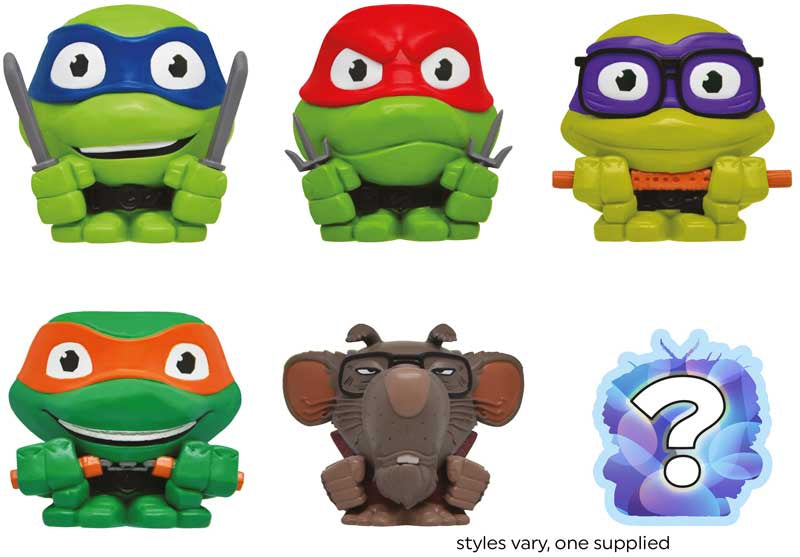 MASHEMS TEENAGE MUTANT NNJA TURTLES ASSORTED  Pack Size: 20