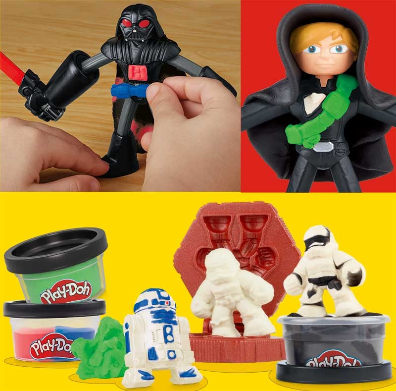 PLAY-DOH STAR WARS BUILD & SLICE SABER SET
