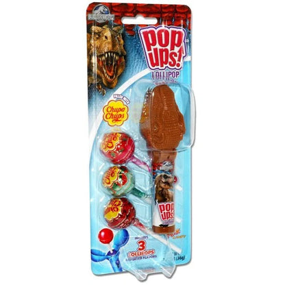 POP UPS JURASSIC WORLD LOLLIPOP 36ct